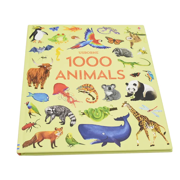 Usborne 1000 animals animal world popular science book English subject ...