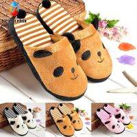 Women Winter Panda Slippers Shoes Fuzzy Home Soft Indoor Cartoon Cozy Non-slip