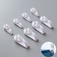 1PCS White Painting Photo Plastic Invisibl Nail Plastic Hanging Hanger Home Decor Wall Hooks Mount Picture Frame Seamless Nail