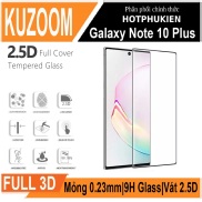 Miếng dán kính cường lực 3D cho Samsung Galaxy Note 10 Plus hiệu Kuzoom
