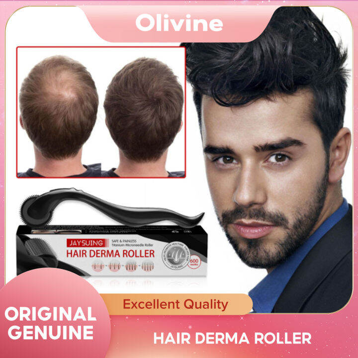 Jaysuing Hair Derma Roller Hair Regrowth Beard Growth Regrowth Anti