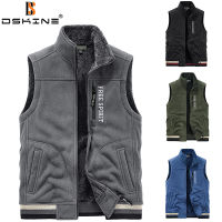 Men Thicken Fleece Warm Vest Jacket 2021 Winter New High Quality Vest Men Coat Autumn Fashion Casual Large Size S-5Xl Vest Mens