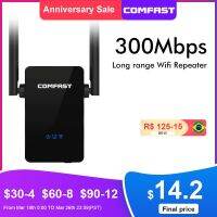 Comfast เครื่องขยายสัญญาณสัญญาณ Wi-fi,รีพีตเตอร์เราตอร์ WIFI ไร้สาย CF-WR302S 802.11N ขยายสัญญาณเสาอากาศ10dBi 300เมตร /B/g Roteador Wi-Fi Rang Extendde