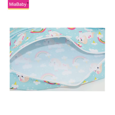 Miababy Wet Dry Bag With Two Zippered cloth Diaper Bag Nappy Waterproof Reusable Washable Baby Bag Travel Nappy Bag