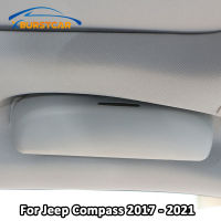 2021Xburstcar Car Sunglasses Case Holder Glasses Cage Clip Storage Box for Jeep Compass 2017 2018 2019 2020 2021 Accessories
