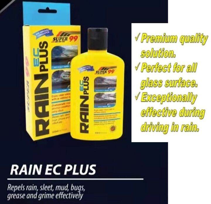 Rain X SUPER 99 RAIN EC PLUS Original Glass Water Repellent (200ml