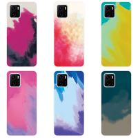 Vivo Y15A 2021 Case Soft TPU สีน้ำไล่โทนสีกลับโทรศัพท์ปก Vivo Y15A VivoY15A Case ซิลิโคน