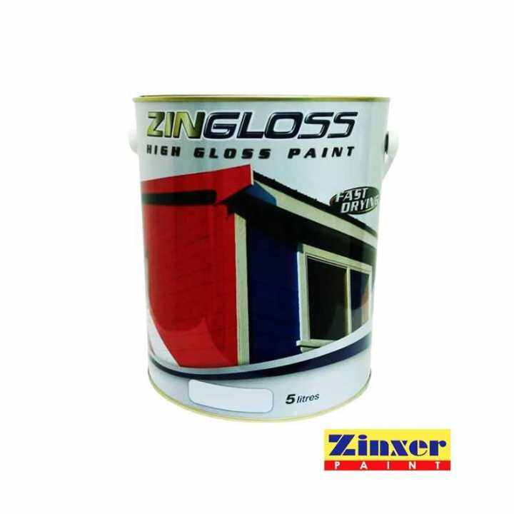 ZINXER 5LITER ZINGLOSS GLOSS PAINT Lazada