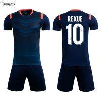 Kids Men Football Jersey soccer uniform blank sublimation Boy dress Soccer Jerseys Set Sport Shirt Clothing Training Suit Custom