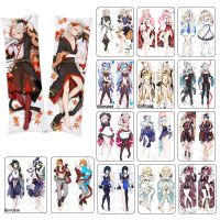 Anime Genshin Impact Dakimakura Kaedehara Kazuha Xiao Tartaglia Hugging Body Pillowcase Dakimakura Double-sided Pillowcase Nails Screws Fasteners