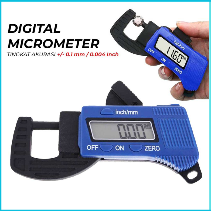 COD Carbon Fiber Digital Thickness Caliper Micrometer Gauge / Caliper
