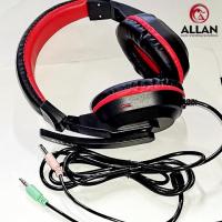 【Undine earphone】หูฟังเกม Allan พร้อมไมโครโฟนชุดหูฟังตัดเสียงรบกวนชุดหูฟังแบบครอบหูที่มีหูนุ่ม