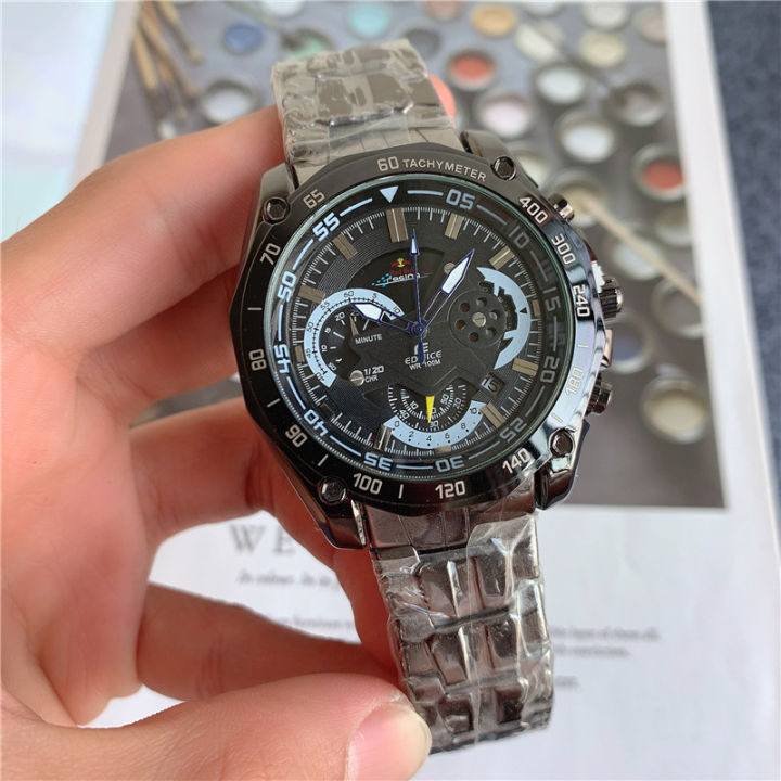 Original NO.1Casio ผู้ชายนาฬิกาควอตซ์เหล็กสแตนเลสกลมนาฬิกาแบบเข็มใส่สบายนาฬิกาสำหรับผู้ชาย2021 Modern Classic นาฬิกา
