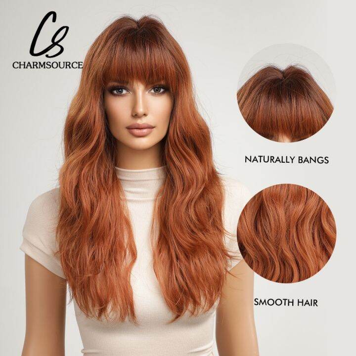 charmsource-orange-copper-yellow-synthetic-wigs-long-wavy-wig-with-bangs-for-women-natural-cosplay-body-wave-heat-resistant-hair-hot-sell-vpdcmi