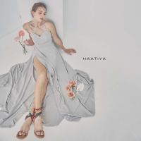 HAATIYA Amelia Dress เดรสยาว กระโปรงบาน ผ่าข้าง