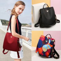 2021 Women Backpacks Young Girls Oxford Backpack for Lady Shoulder School Travel Business Anti-theft Waterproof Hand Bag