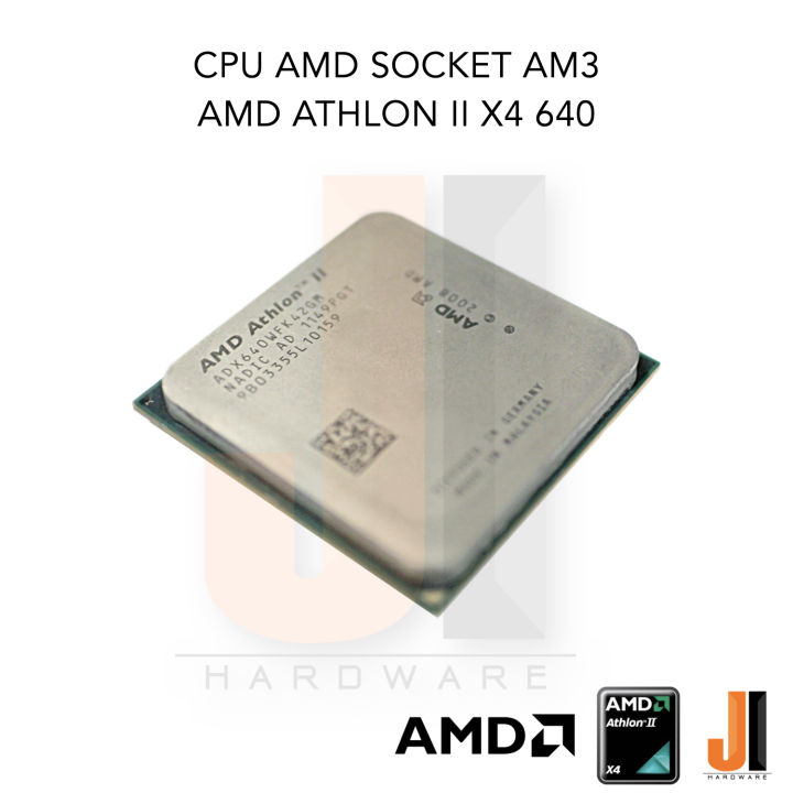 cpu-amd-athlon-ii-x4-640-4-cores-4-threads-3-0-ghz-2-mb-l2-cache-95-watts-tdp-no-fan-socket-am3-สินค้ามือสองสภาพดีมีการรับประกัน