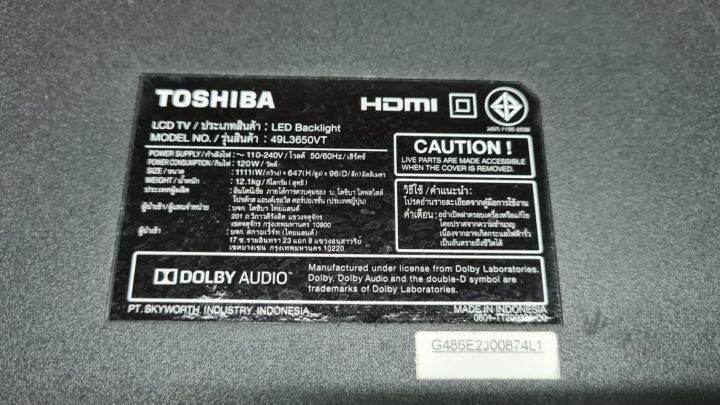 เมนบอร์ด-toshiba-43l3650vt-49l3650vt-43l3650-พาร์ท-5800-a6m39t-0p10-อะไหล่แท้-ของถอดมือสอง