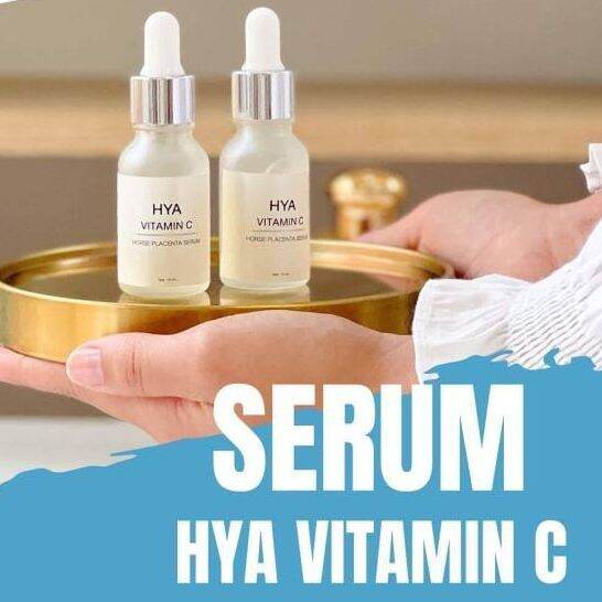 เซรั่มไฮยาไคร่า HYA VITAMINC HORSE PLACENTA SERUM BY KYRA ขนาด 15 มล. Lazada.co.th