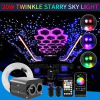 20W Twinkle Starry Sky Car Star Light Roof Led Light Fiber Optic Light sky Star Ceiling Decor Double Heads Independtant Control