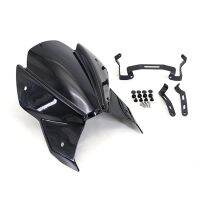 Motorcycle Windshield Windscreen Air Deflector for SUZUKI GSX-S1000 GSX-S950 GSX-S 1000 950 (Black)