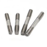 1-5pcs GB901 M3 M4 M5 M6 M8 M10 Rod Double Thread 304 Stainless Steel Screws Stud Screw Rod Stud Bolts Nails Screws Fasteners