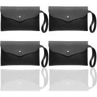 PU Leather Cash Envelopes Wallet, Money Cash Envelopes Bag Reusable Budget Envelope for Storing Cash Budgeting Check