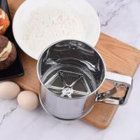 แก้วสแตนเลสร่อนแป้ง Cup Stainless Flour Sifter