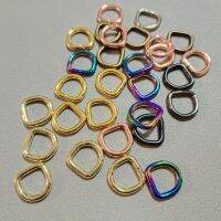 1 Pc/Lot 10Mm Tali Anyaman Logam D Cincin Gesper Sabuk untuk Tas Ransel Tas Tangan Dompet Hewan Peliharaan Kucing Anjing Kerah Gesper DIY Aksesori