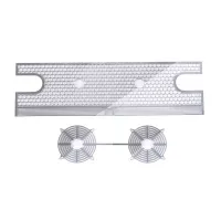 Metal Inlet Grille Cover Radiator Box for Traxxas TRX4 2021 Bronco 1/10 RC Cawler Car Upgrade Parts