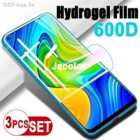 เท่านั้น♞3 Pçs Capa Protetor De Tela Hidrogel Para Xiaomi Redmi Nota 9S 9 Pro 9pro Película Proteção Gel Macio Note9pro Note9 Note9s