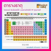 (ราคาถูก พร้อมส่ง) แผ่นโปสเตอร์ ตารางธาตุ ขนาดใหญ่มาก The Table of Elements EP-055 (ขนาด 50x72 cm.) ขายดี