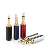 3.5mm Headphone Plug 3/4 Poles Stereo Male Gold Plating Audio Adapter 3.5 Hifi Speaker Earphone Jack AUX Solder Wire Connector