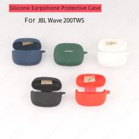 Silicone Case Cover For JBL Wave 200TWS True Wireless Earbuds For JBL Vibe 200TWS with Keychain Earphones Protective Cover Wireless Earbud Cases