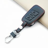 ❁ Leather Car Remote Key Case Cover Holder Shell Fob For Volkswagen VW Magotan Passat B8 Golf For Skoda Superb A7 Accessories