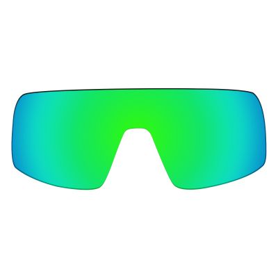 OOWLIT Polarized Replacement Lenses Of Green Mirror For-Oakley Sutro OO9406 Sunglasses