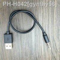 3.5mm Male AUX Audio Plug Jack to USB 2.0 Converter Cable Cord for Apple Ipod MP3 Audio Cable Line