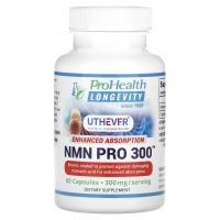 ProHealth Longevity NMN Pro 300 ขนาด 60 Capsules ชะลอวัย เพิ่มพลังงานให้เซลล์ ส่งเสริมความจำ