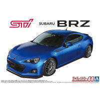 Aoshima 05946 124 STI ZC6 Subaru BRZ 12แข่งกีฬายานพาหนะรถยนต์ที่ทำด้วยมืองานอดิเรกของเล่นพลาสติกรุ่นอาคารประกอบชุด