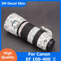 EF100400 II กล้องเลนส์สติ๊กเกอร์เสื้อห่อฟิล์มป้องกันรูปลอกผิวสำหรับ Canon EF 100-400 100-400มิลลิเมตร F4.5-5.6 L IS II USM 4.5-5.6