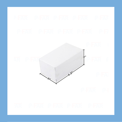 กล่องเค้ก  3 ชิ้น กล่องเค้ก กล่องขนมเค้ก กล่องกระดาษ กล่องใส่ขนมเค้ก  ขนาด 3 x 6.2 x 3 นิ้ว 100 ใบ/แพ็ค