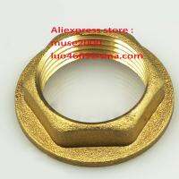 1/2 3/4 1 1-1/4 1-1/2 2inch BSPT thread pipe joint brass nut flange thicken tube connector water tank sealing Clamping joint