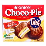 Hộp Bánh CHOCOPIE ORION 12 Bánh Vị Thường Vị Cacao, Xoài, Dưa Hấu