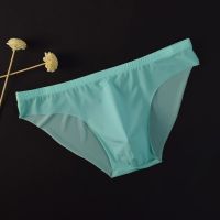 กางเกงชั้นในชุดว่ายน้ำเอวต่ำยางยืดสามเหลี่ยมเซ็กซี่สวมใส่สบายกางเกงในชาย