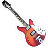 มาใหม่ล่าสุด Rickenbacker กีต้าร์ไฟฟ้าไฟฟ้ากึ่งกลวง330ซากุระเชอร์รี่ฮาร์ดแวร์โครเมี่ยม Humbucker Pickup