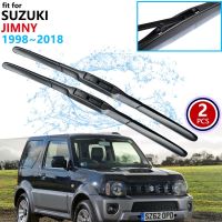 ใบปัดน้ำฝนรถยนต์สำหรับ Suzuki Jimny 1998 ~ 2018กระจกหน้าอุปกรณ์ตกแต่งรถยนต์1999 2000 2001 2007 2010 2011 2012 2017 2018