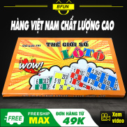 Bộ Cờ Lô Tô 90 Số HỘP GIẤY - Bộ Đồ Chơi Loto Cao Cấp Giá Sỉ 16 Vé Dò Cao