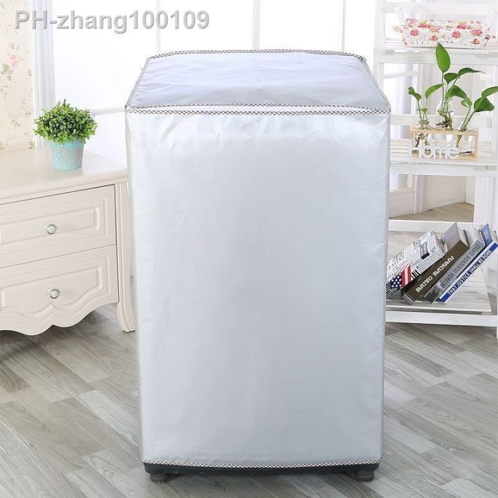 oxford-cloth-silver-sunscreen-waterproof-washing-machine-cover-drum-automatic-increase-washing-machine-cover