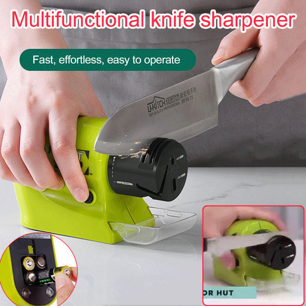 Household Kitchen Multifunctional Electric Knife Sharpener Kitchen