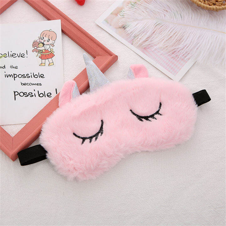 rest-student-sleep-patch-aid-eye-cute-cartoon-blindfold-unicorn